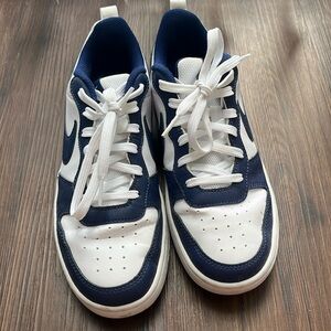 Nike sneakers blue and white